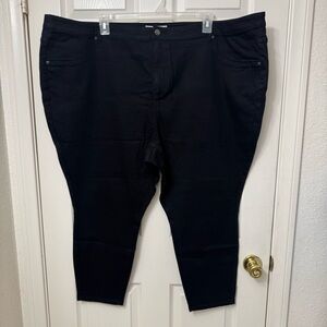 Girls With Curves Petite Black Jeans Plus Size 32WP High Waist Skinny NWT